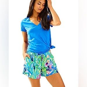 LILLY PULITZER “Purrfect” Katia Drawstring Shorts